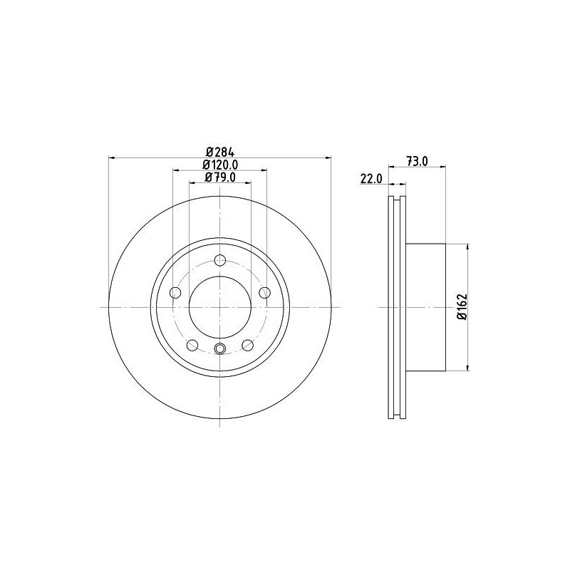 Disco freno asse anteriore - PAGID