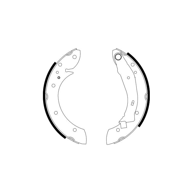 Ganasce freno - HELLA BRAKE