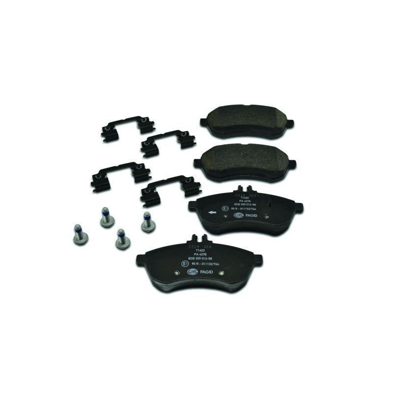 Pastiglie freno asse anteriore - HELLA BRAKE