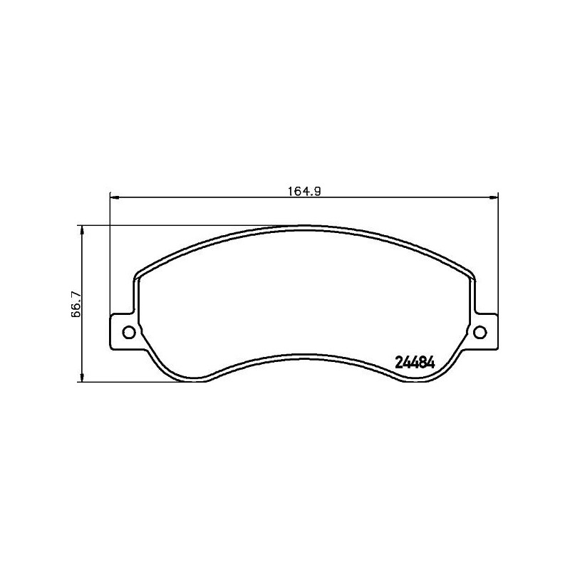 Pastiglie freno asse anteriore - HELLA BRAKE