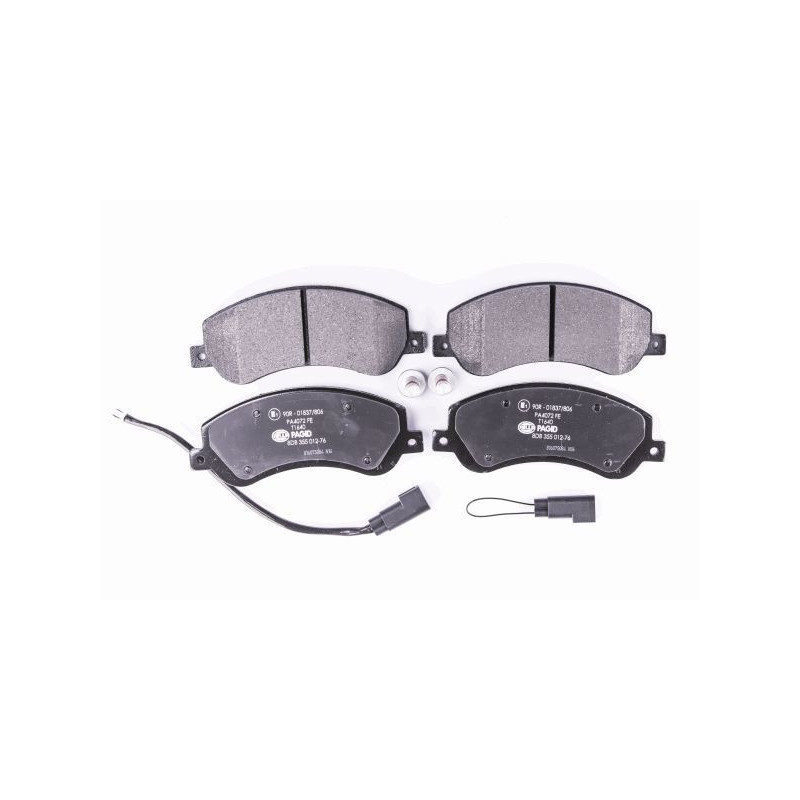 Pastiglie freno asse anteriore - HELLA BRAKE