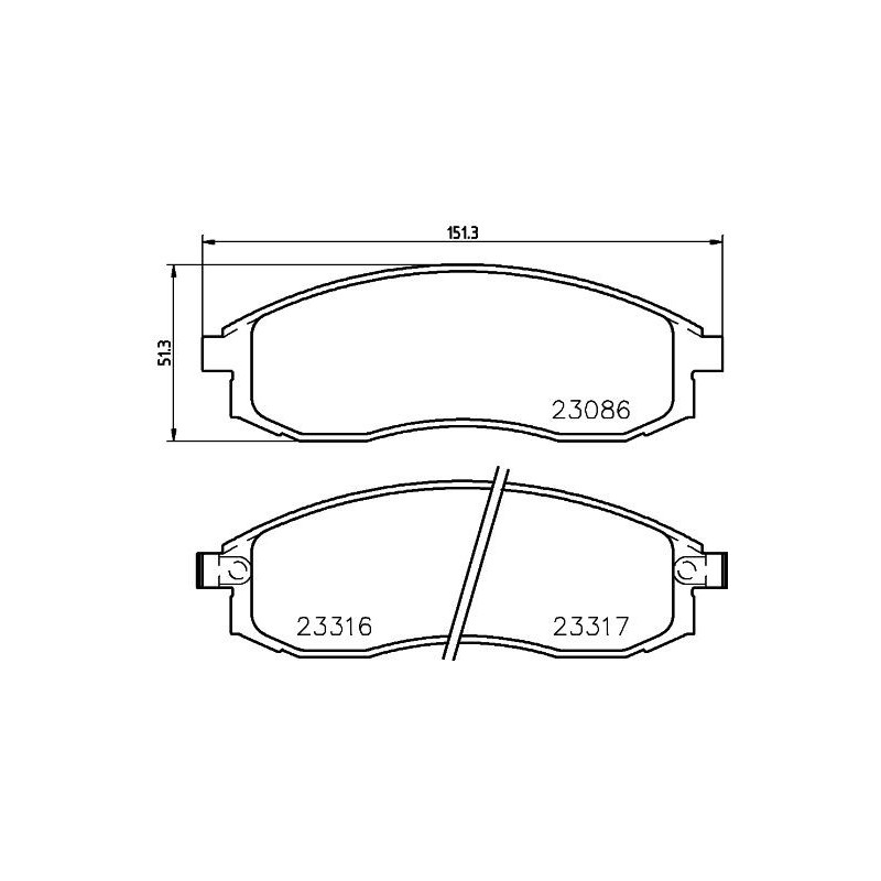 Pastiglie freno asse anteriore - PAGID