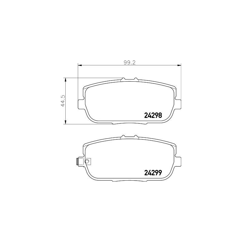 Pastiglie freno asse posteriore - PAGID