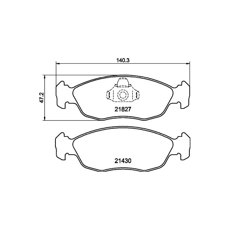 Pastiglie freno asse anteriore - PAGID