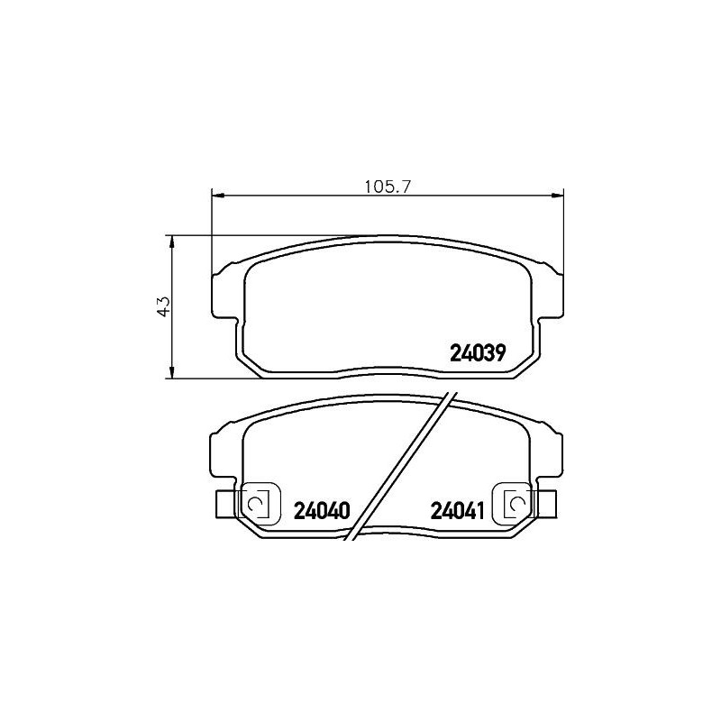 Pastiglie freno asse posteriore - PAGID