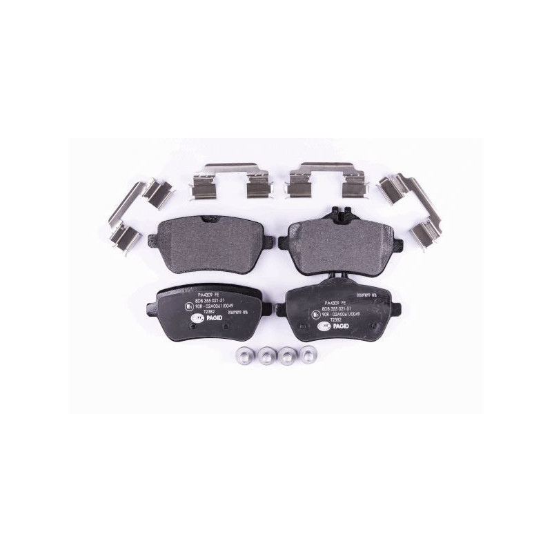 Pastiglie freno asse posteriore - HELLA BRAKE