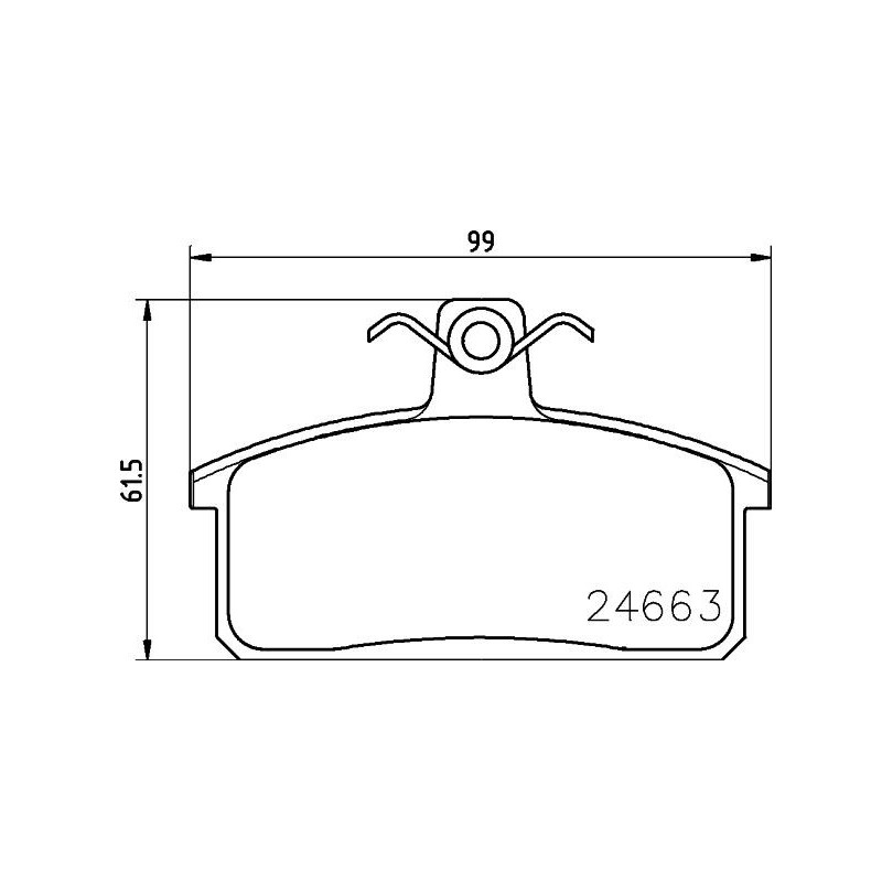 Pastiglie freno asse anteriore - PAGID