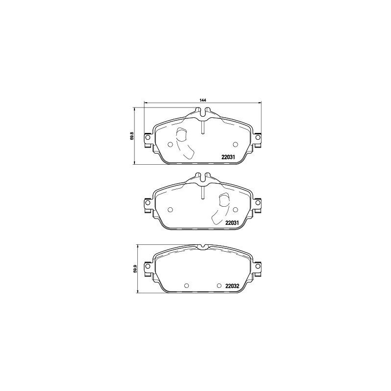 Pastiglie freno asse anteriore - HELLA BRAKE