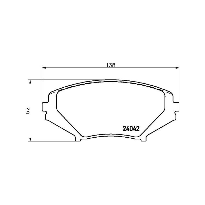 Pastiglie freno asse anteriore - PAGID