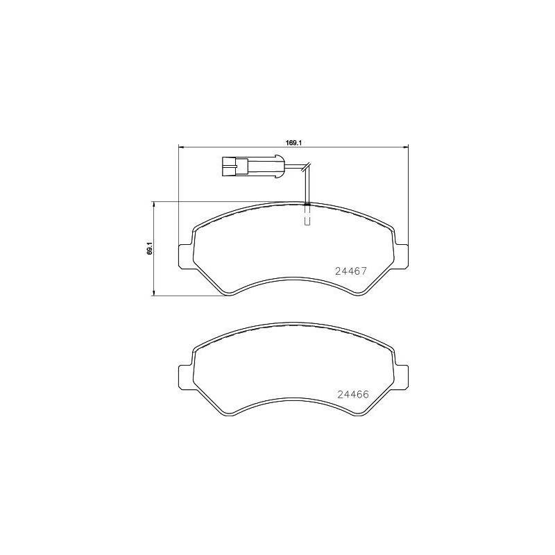 Pastiglie freno asse anteriore - PAGID