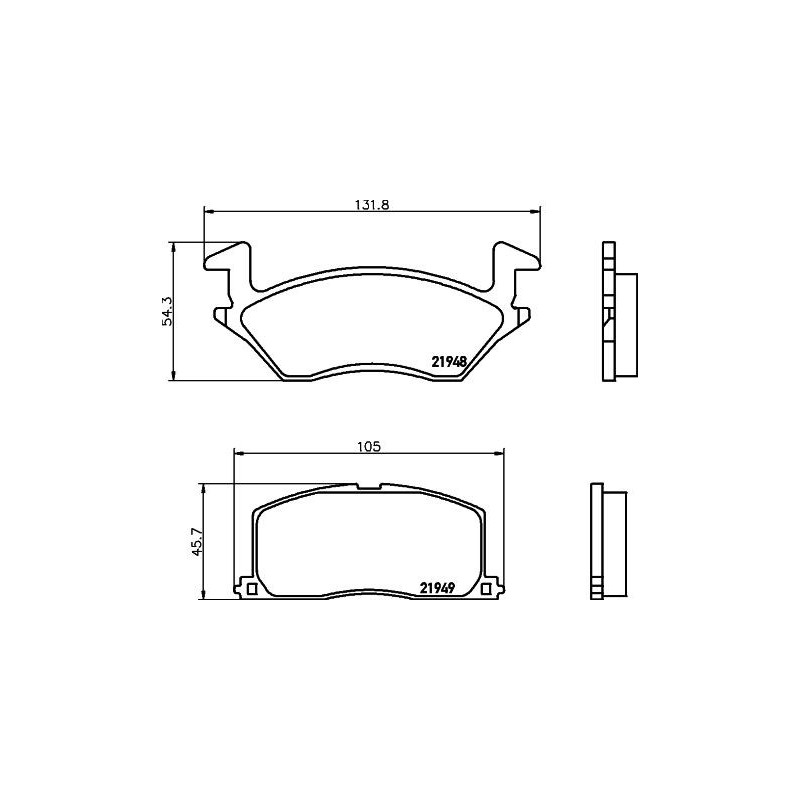 Pastiglie freno asse anteriore - PAGID