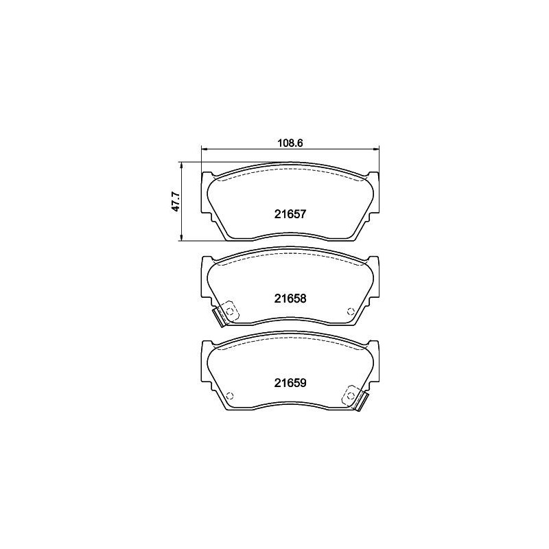 Pastiglie freno asse anteriore - PAGID