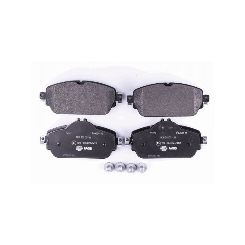 Pastiglie freno asse anteriore - HELLA BRAKE