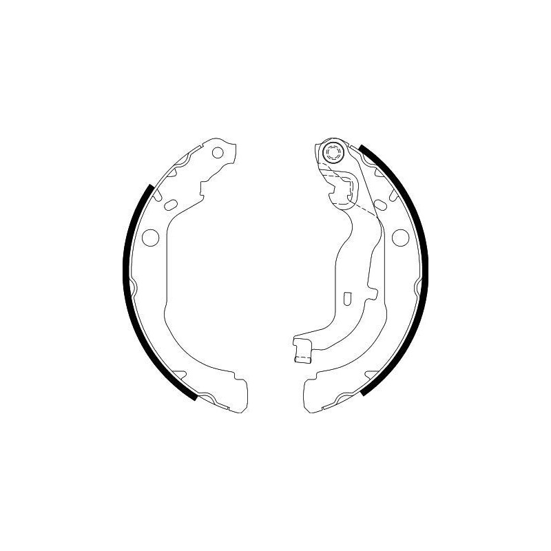 Ganasce freno - HELLA BRAKE