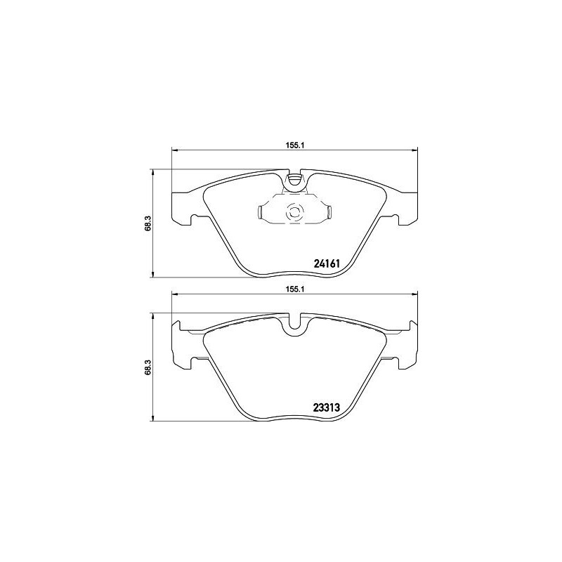 Pastiglie freno asse anteriore - HELLA BRAKE