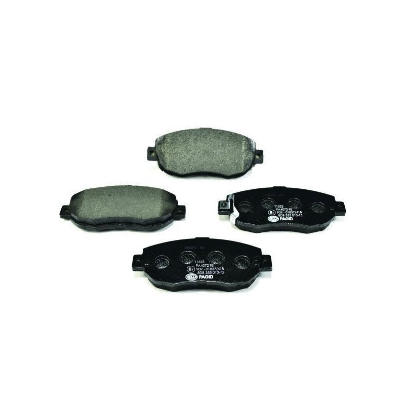 Pastiglie freno asse anteriore - HELLA BRAKE