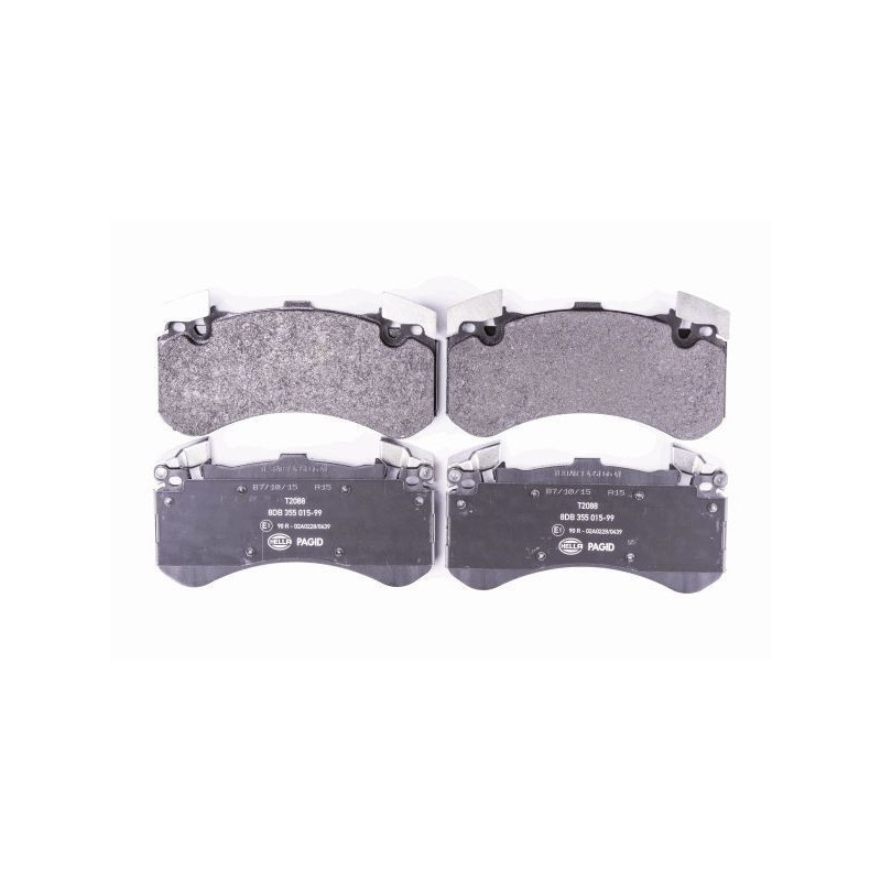 Pastiglie freno asse anteriore - HELLA BRAKE