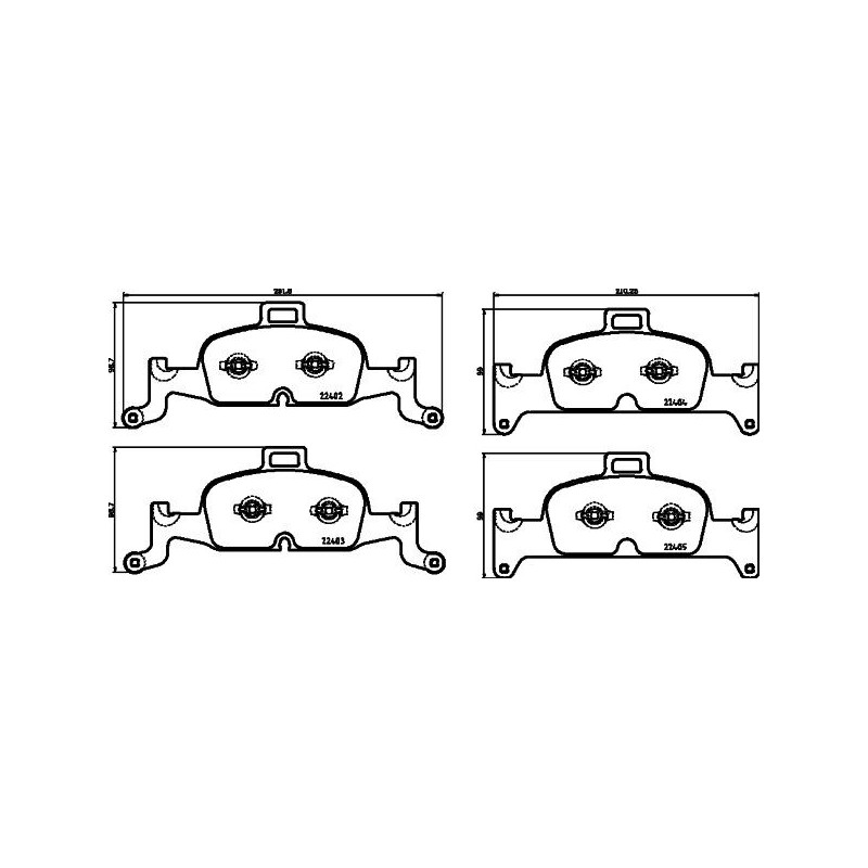 Pastiglie freno asse anteriore - HELLA BRAKE