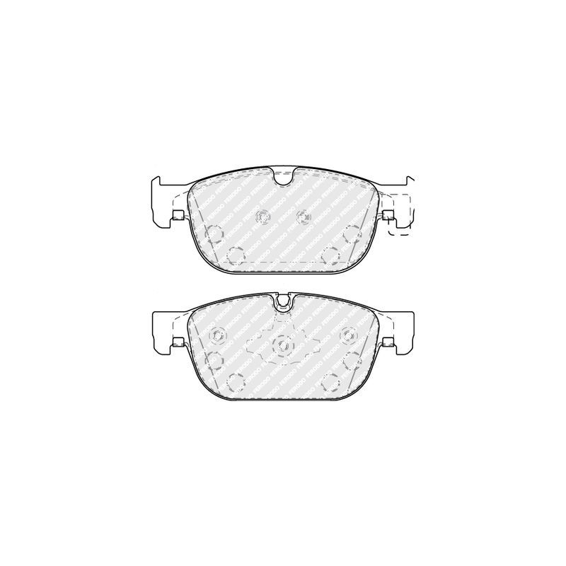 Pastiglie freno asse anteriore - FERODO