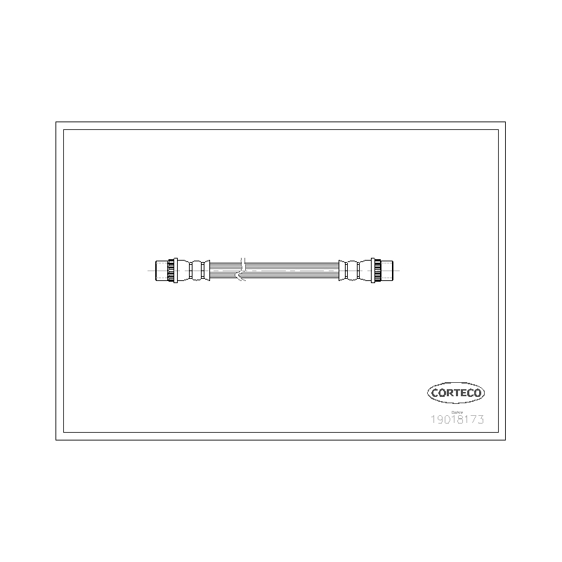 Flessibile freno asse posteriore - CORTECO