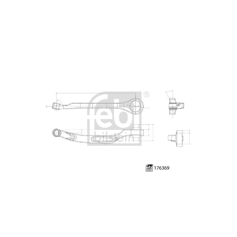 Braccio oscillante asse anteriore - FEBI