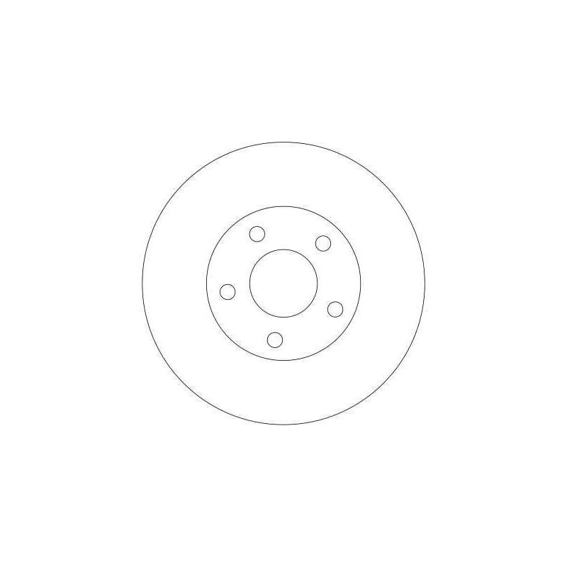 Disco freno asse anteriore - TRW