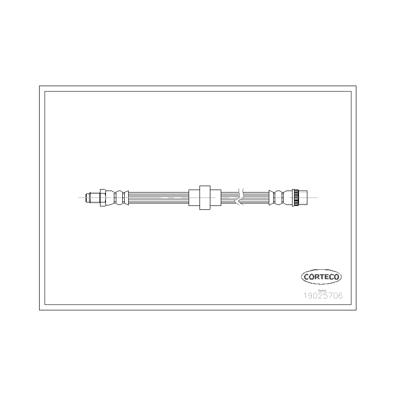 Flessibile freno asse anteriore - CORTECO