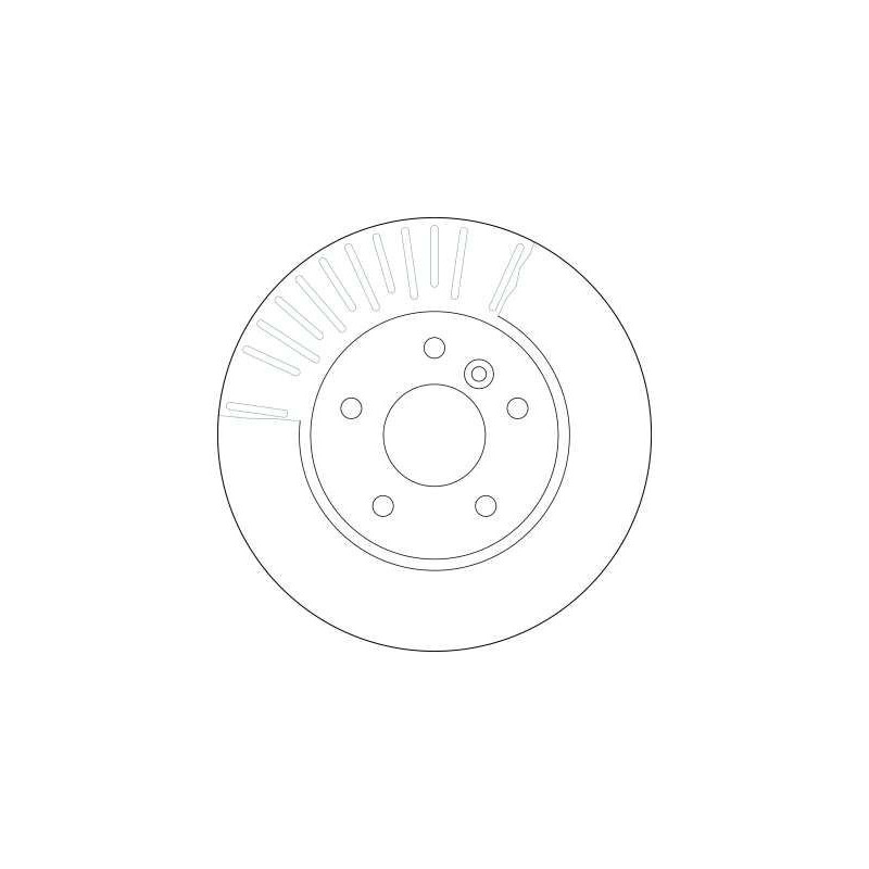 Disco freno asse anteriore - TRW