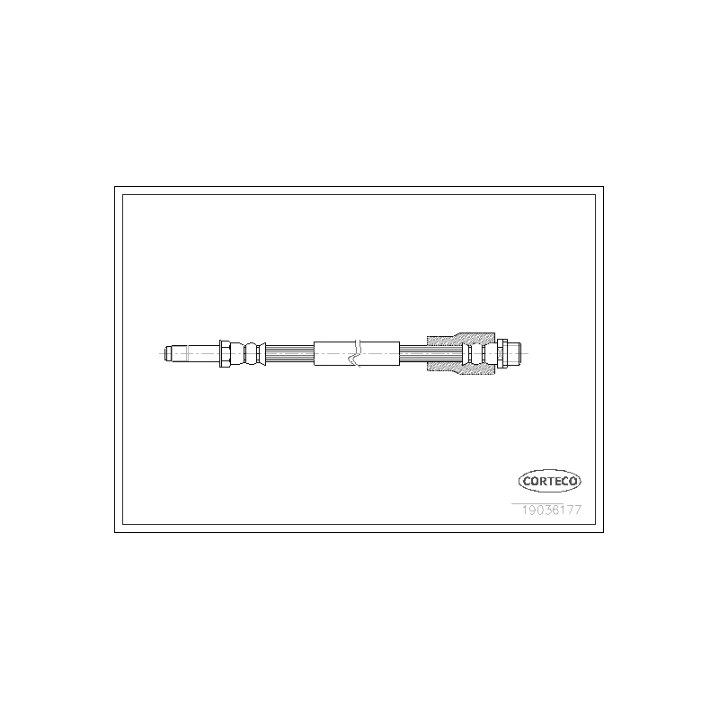 Flessibile freno asse posteriore - CORTECO