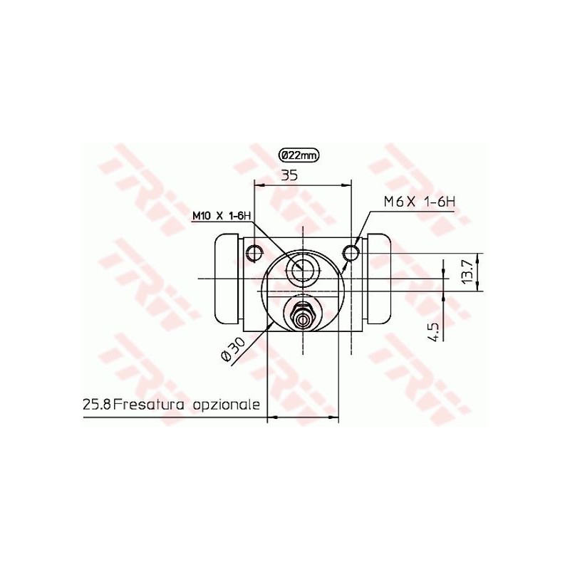 Cilindretto freno - TRW