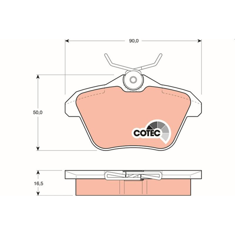 Pastiglie freno asse anteriore - TRW