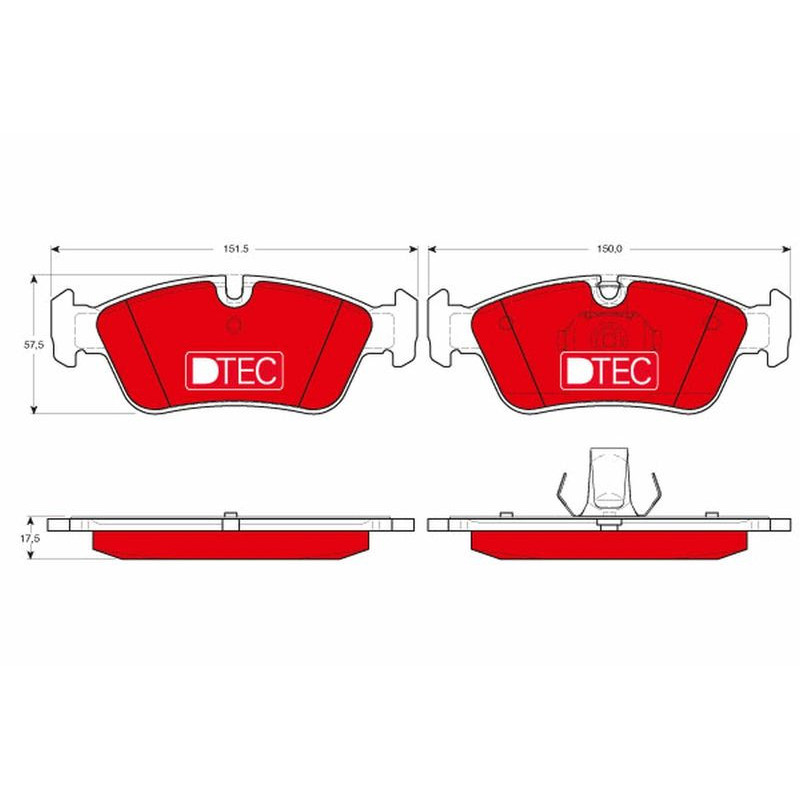 Pastiglie freno asse anteriore - TRW