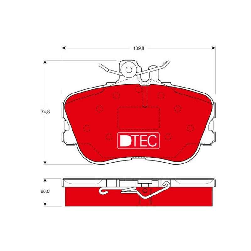 Pastiglie freno asse anteriore - TRW
