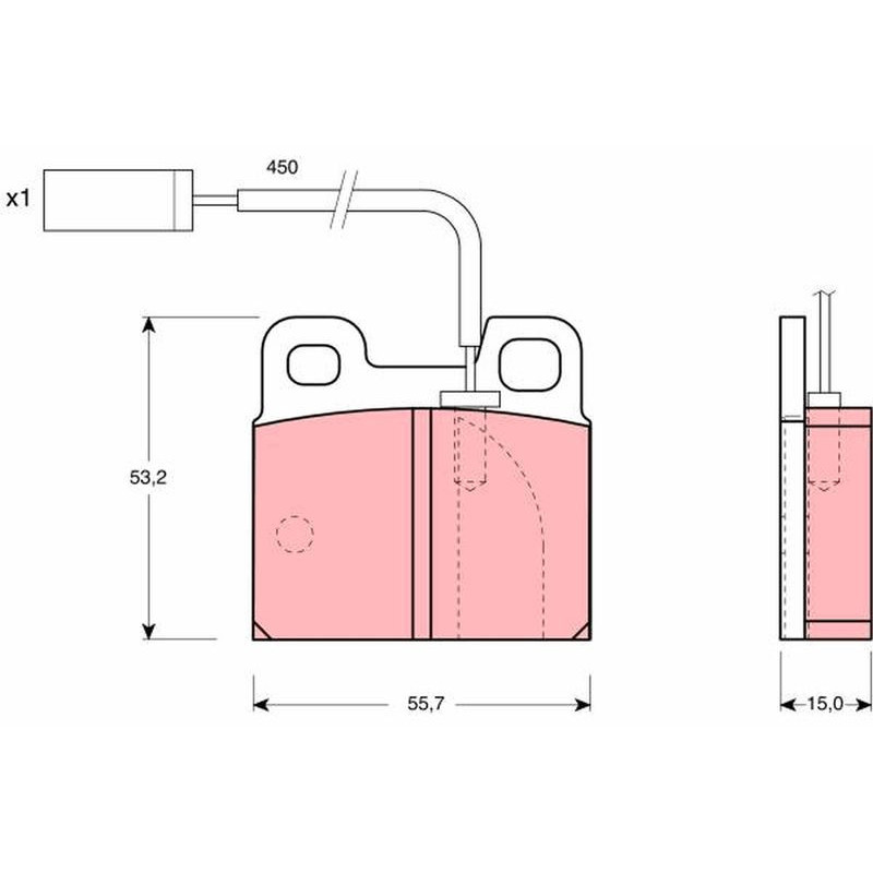 Pastiglie freno asse posteriore - TRW