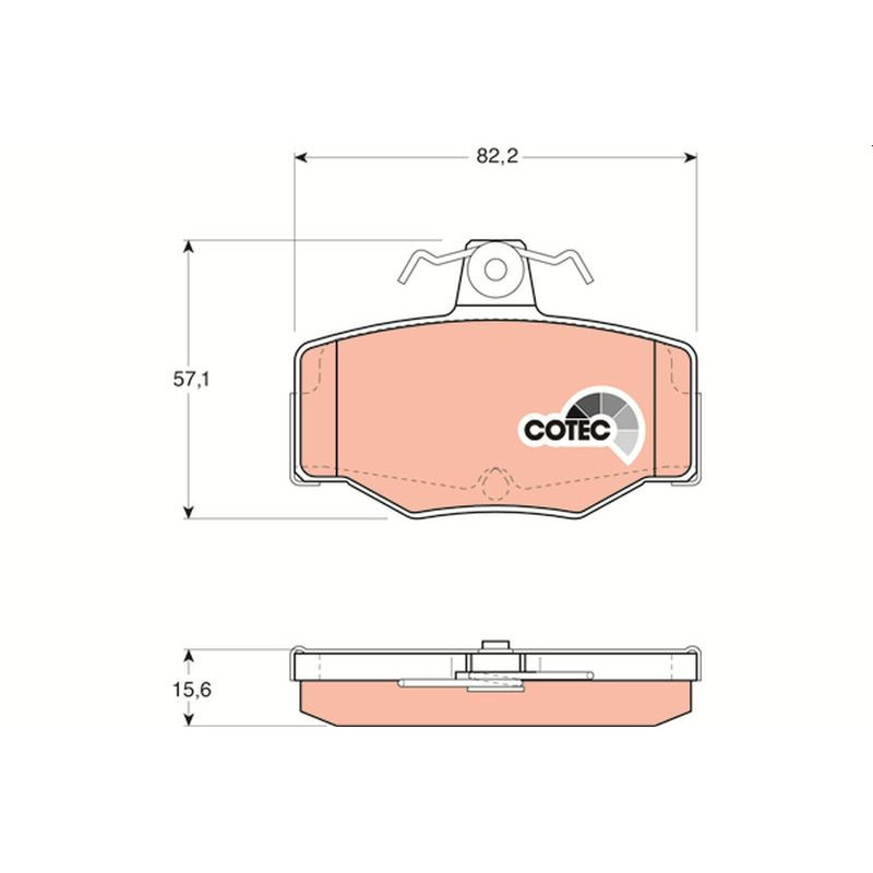 Pastiglie freno asse posteriore - TRW