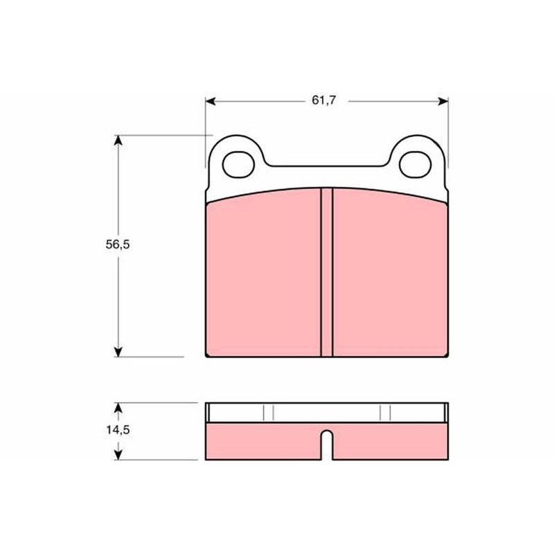 Pastiglie freno asse anteriore - TRW