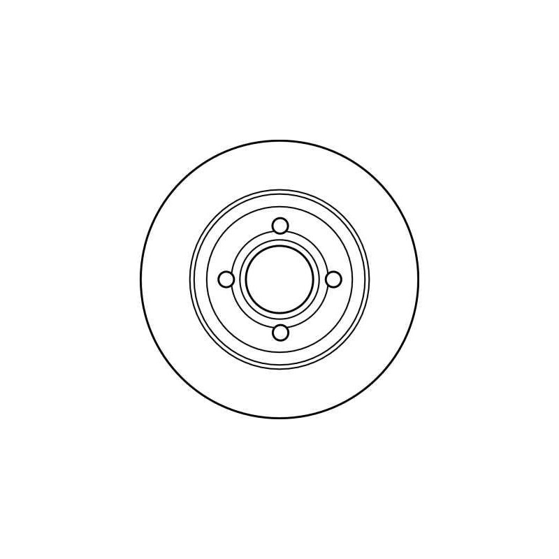 Disco freno asse anteriore - TRW