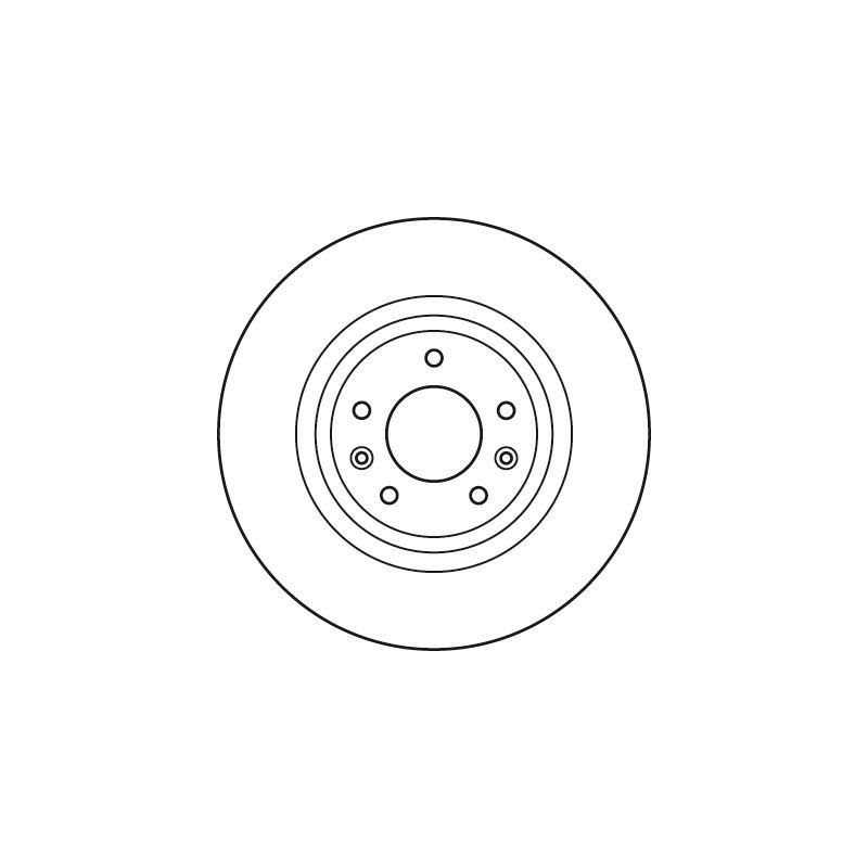 Disco freno asse anteriore - TRW
