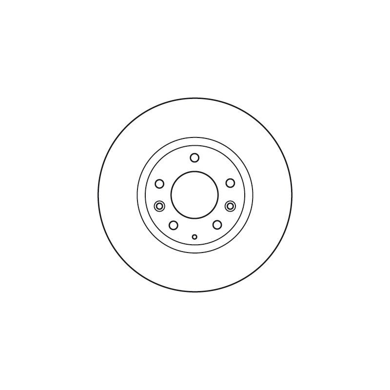 Disco freno asse anteriore - TRW