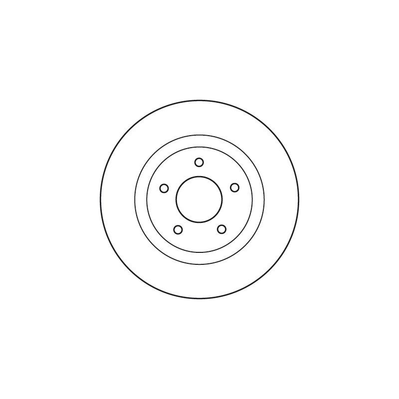 Disco freno asse anteriore - TRW