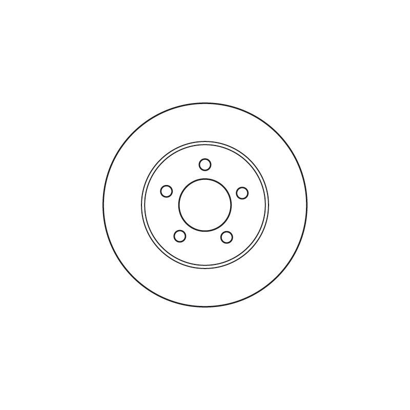 Disco freno asse anteriore - TRW