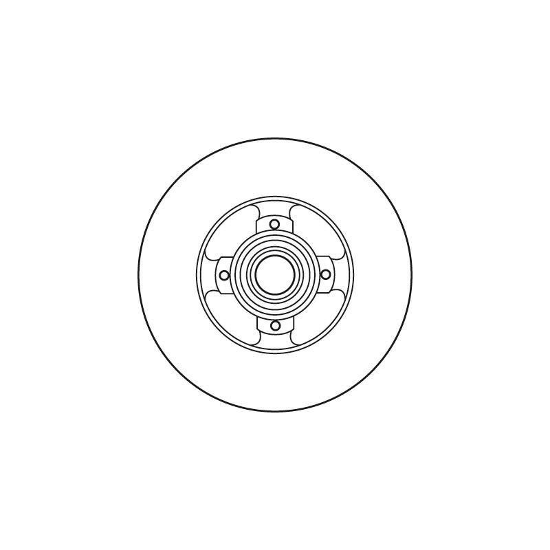 Disco freno asse posteriore - TRW