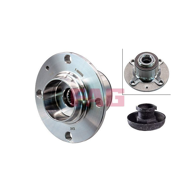 Cuscinetto ruota asse anteriore - FAG