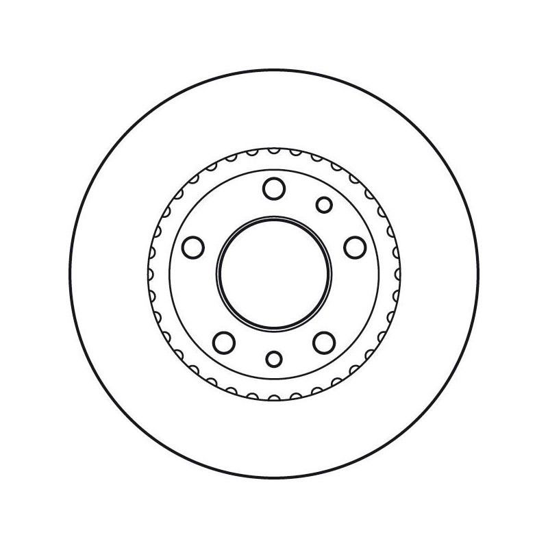 Disco freno asse anteriore - TRW
