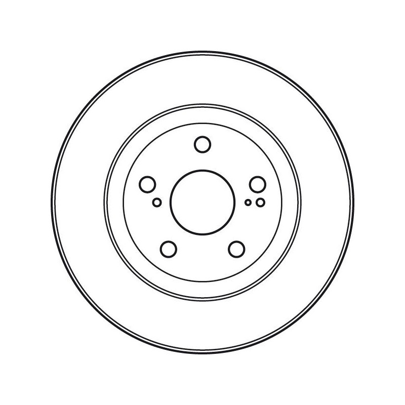Disco freno asse anteriore - TRW