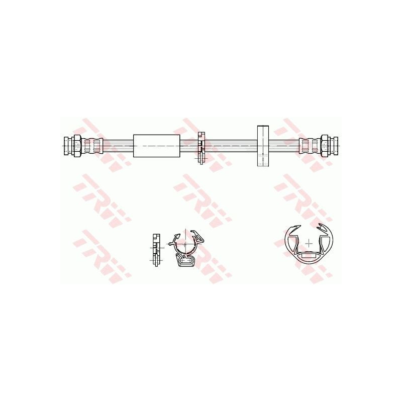 Flessibile freno asse posteriore - TRW