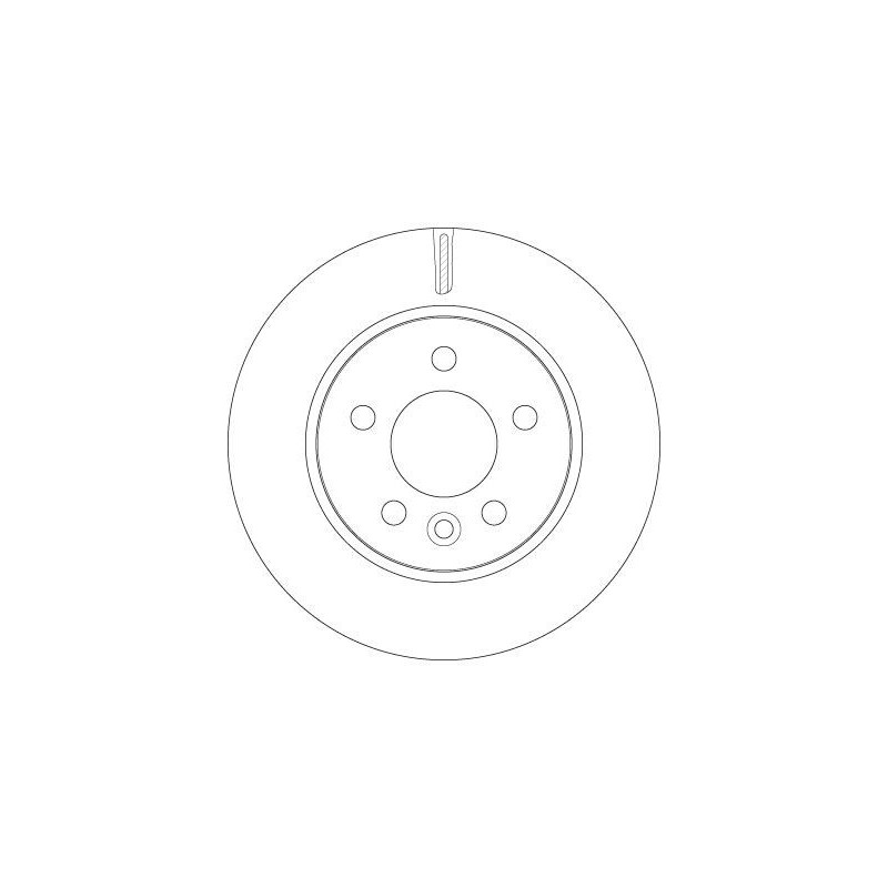 Disco freno asse anteriore - TRW