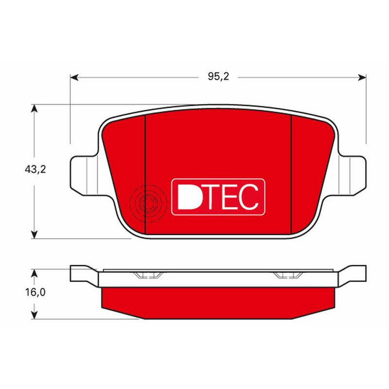 Pastiglie freno asse posteriore - TRW