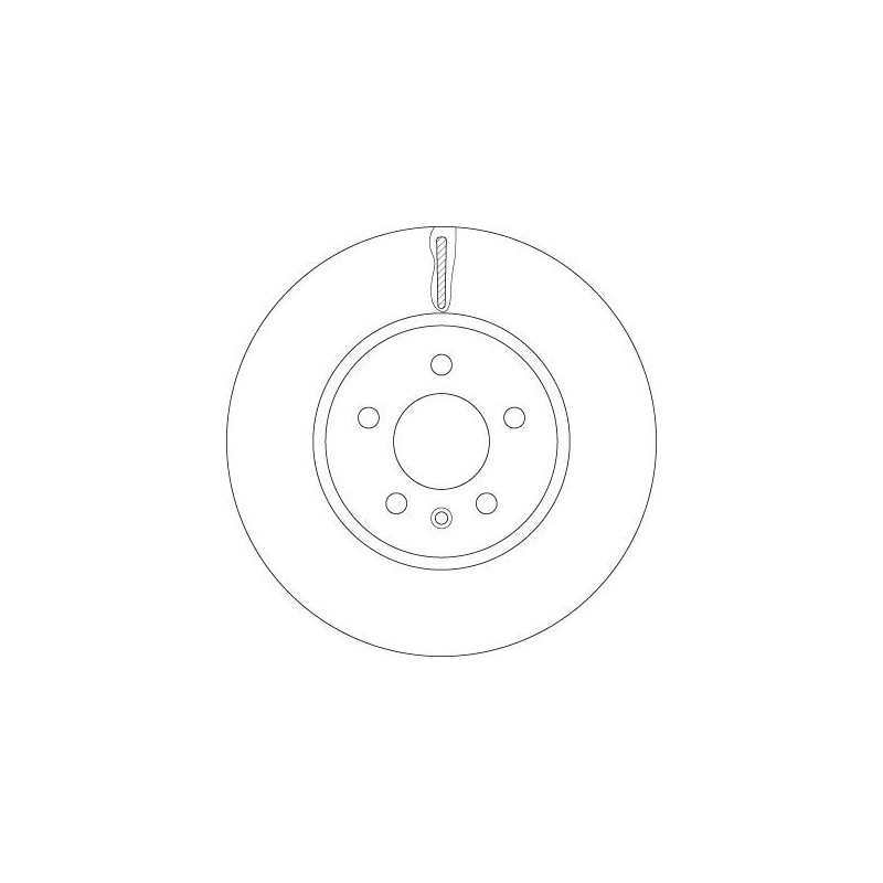 Disco freno asse anteriore - TRW