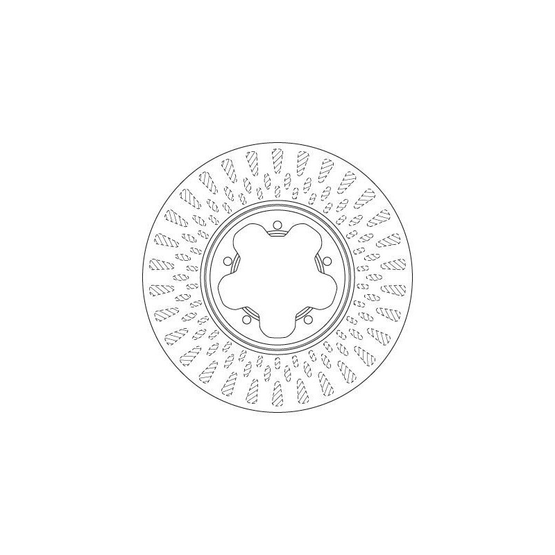 Disco freno asse anteriore - TRW